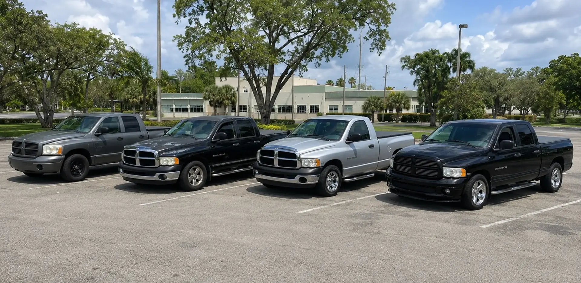Kaiyo Rentals pickup truck fleet in South Florida